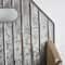 Galvanized Metal & Wood Envelope Wall Organizer